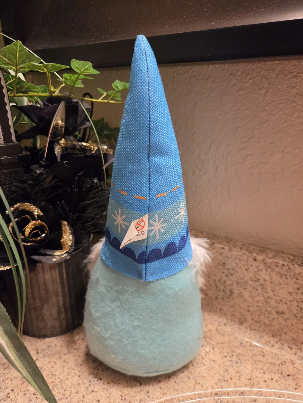 Target Blue Gnome Holiday Décor with Snowflake Hat